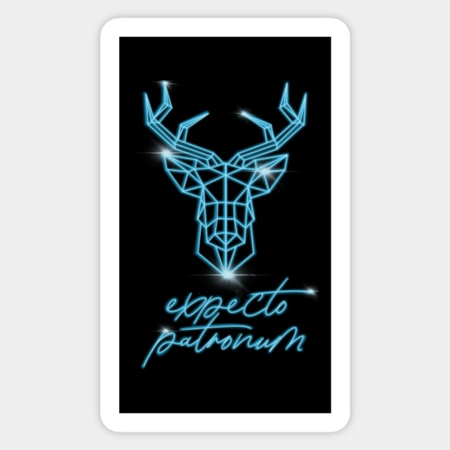 expecto patronum neon Sticker by creativeballoon